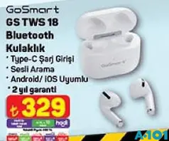 GOSMART GS TWS 18 BLUETOOTH KULAKLIK GOSMART GS TWS 18 BLUETOOTH KULAKLIK